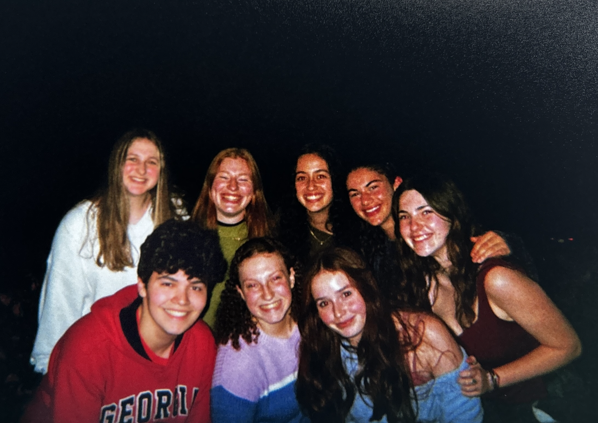 Group of people celebrating on stage