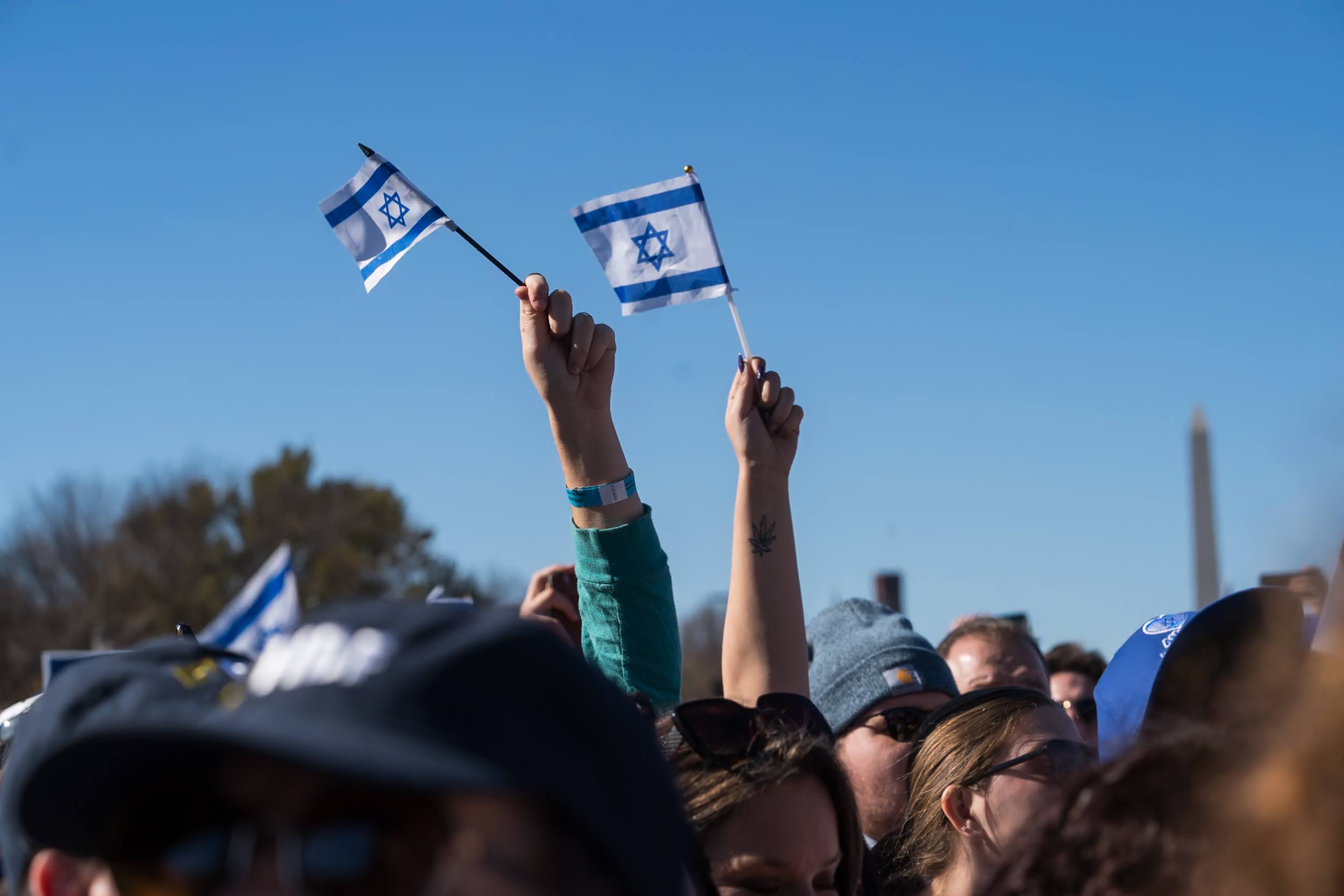Group of people celebrating on stage