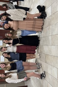 Group of people celebrating on stage