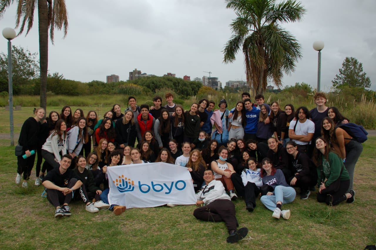 Group of people celebrating on stage