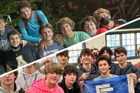 Group of people celebrating on stage