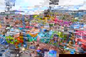 Group of people celebrating on stage