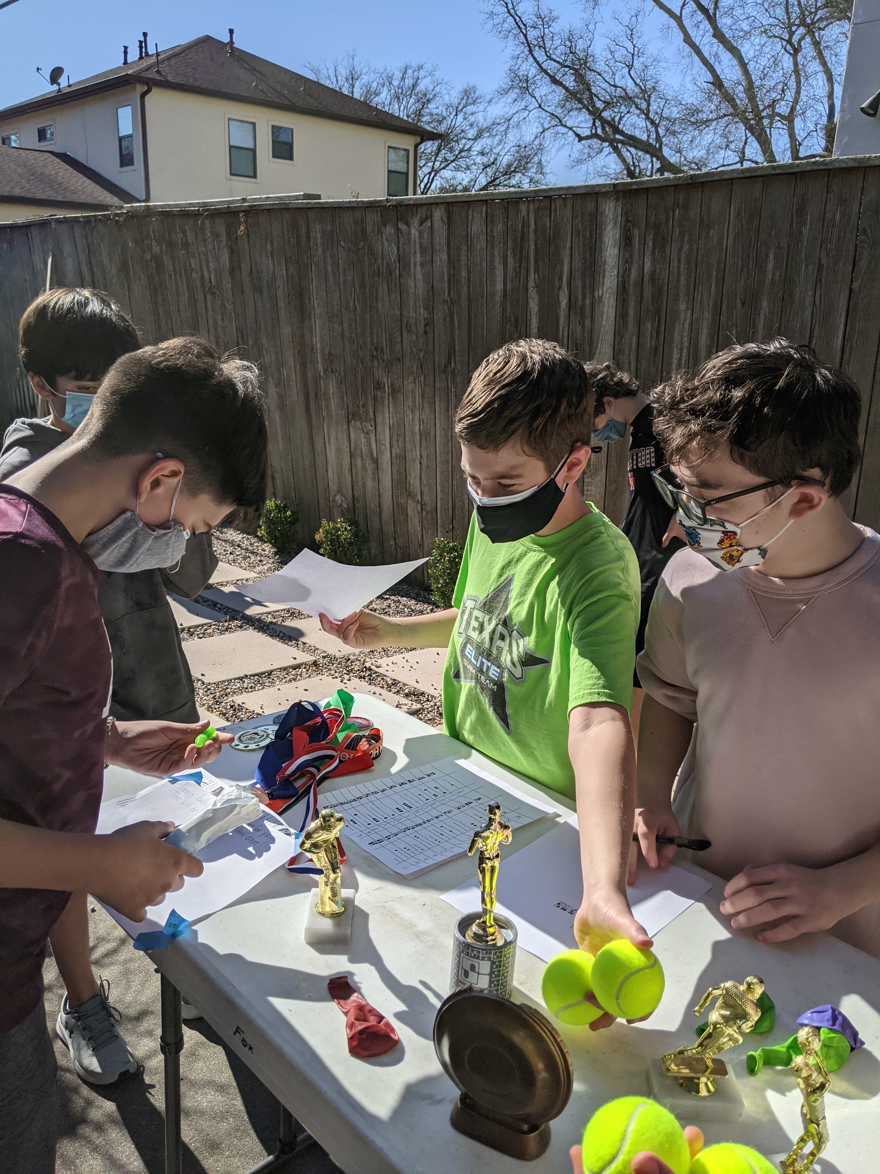 Group of people celebrating on stage