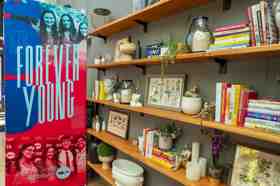 Group of people celebrating on stage