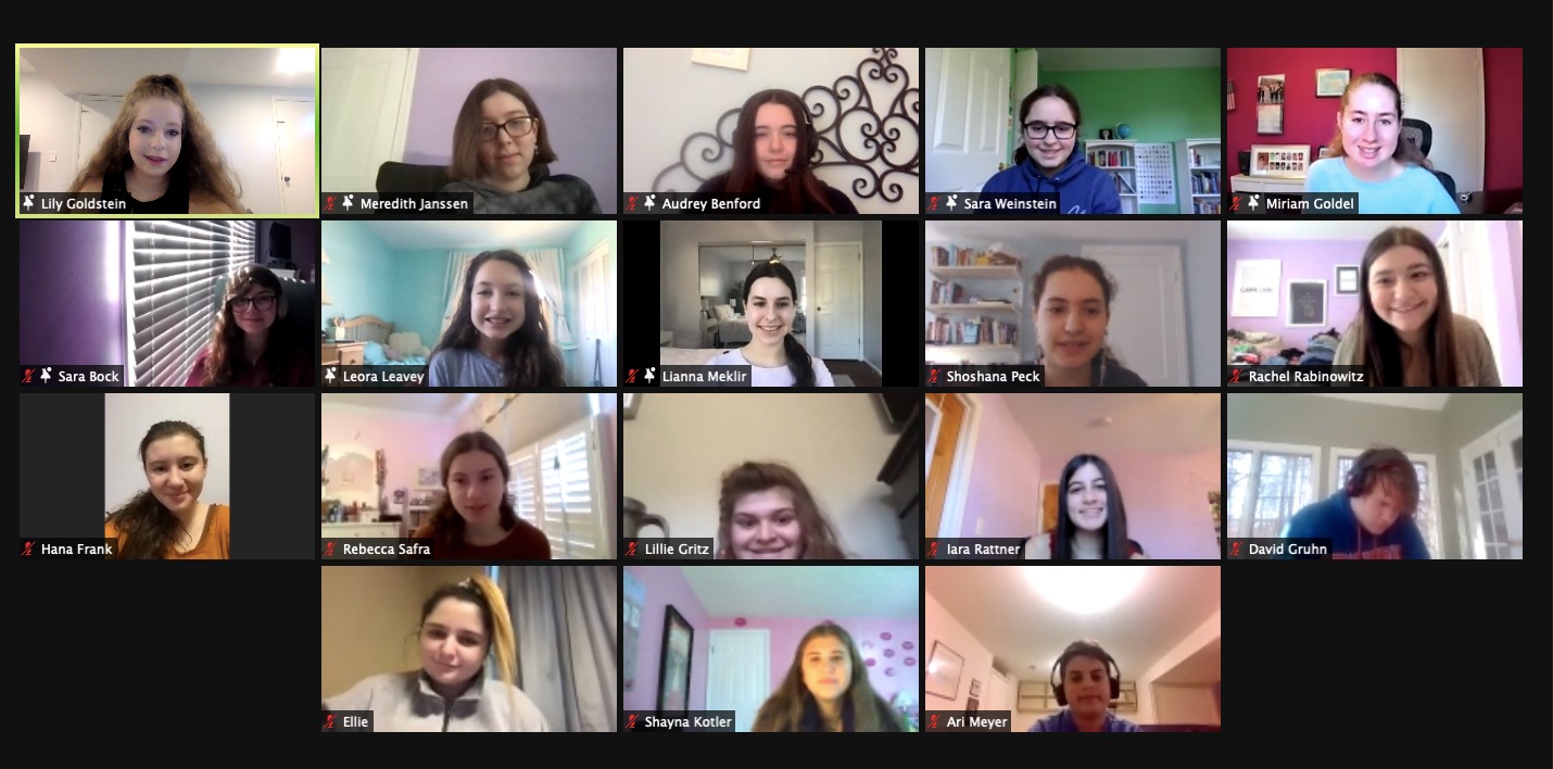 Group of people celebrating on stage