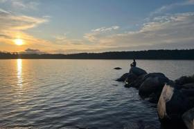 Group of people celebrating on stage