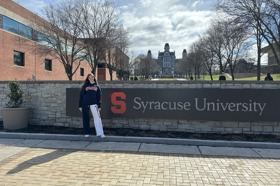 Group of people celebrating on stage