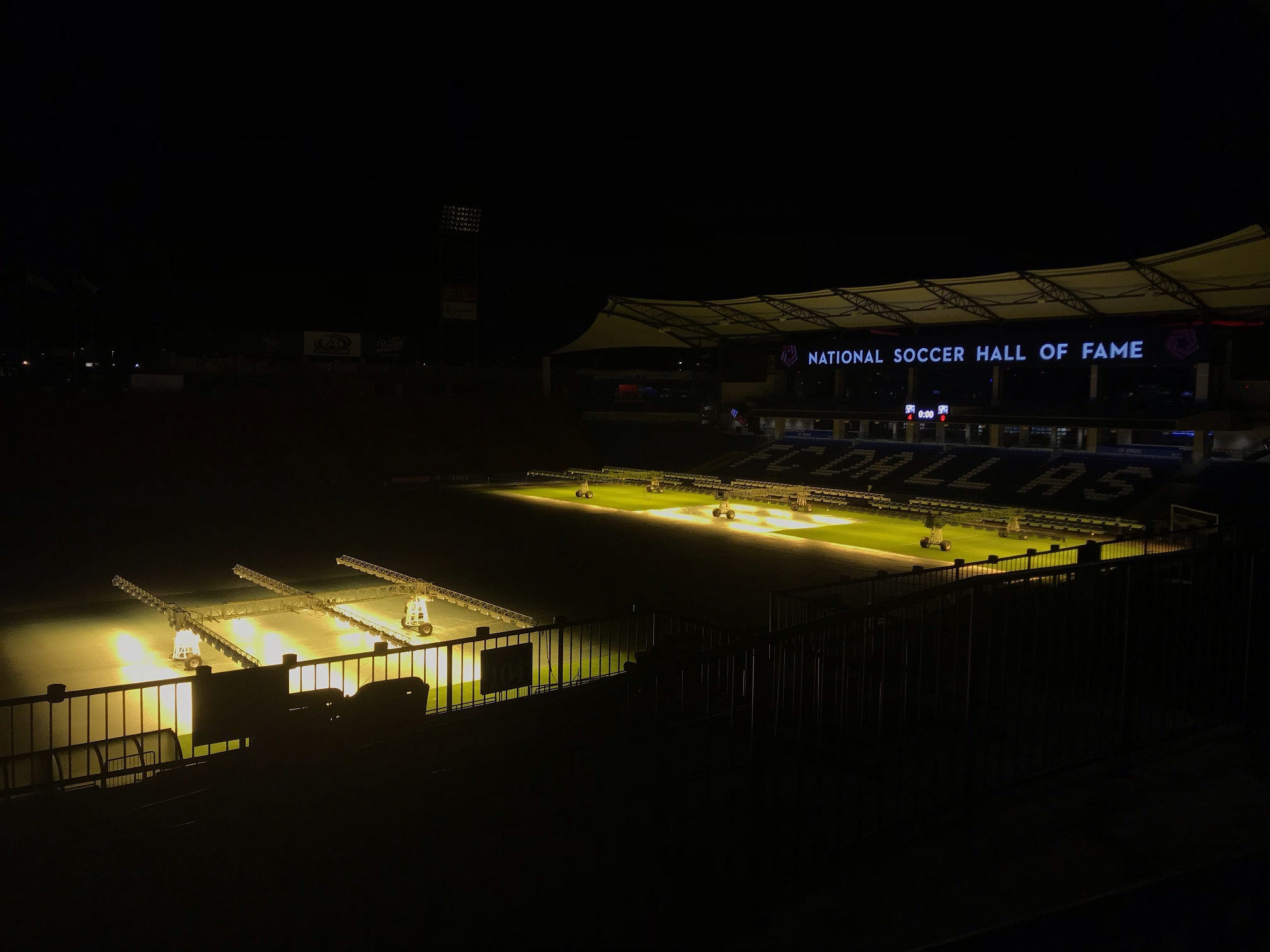 Group of people celebrating on stage