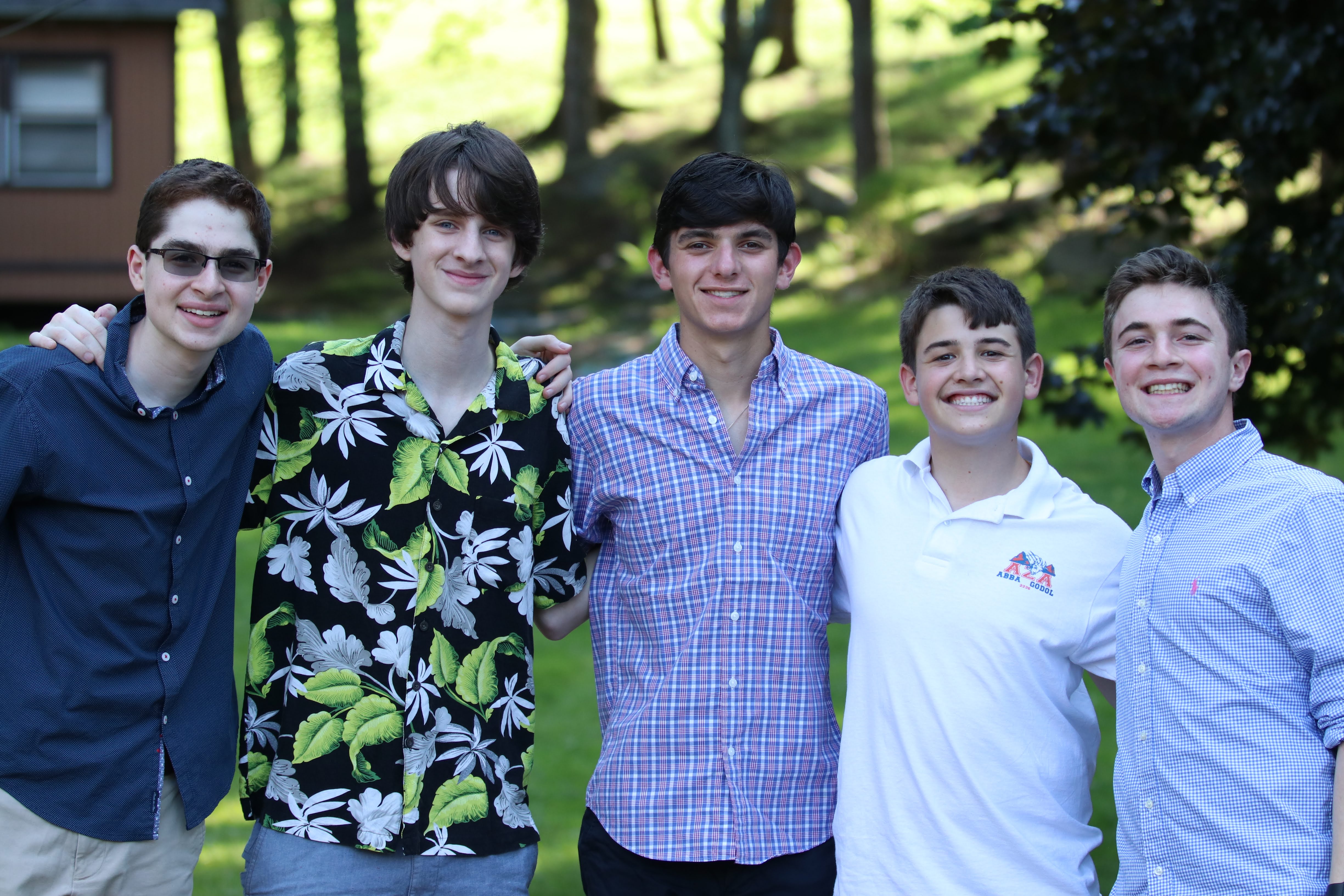 Group of people celebrating on stage