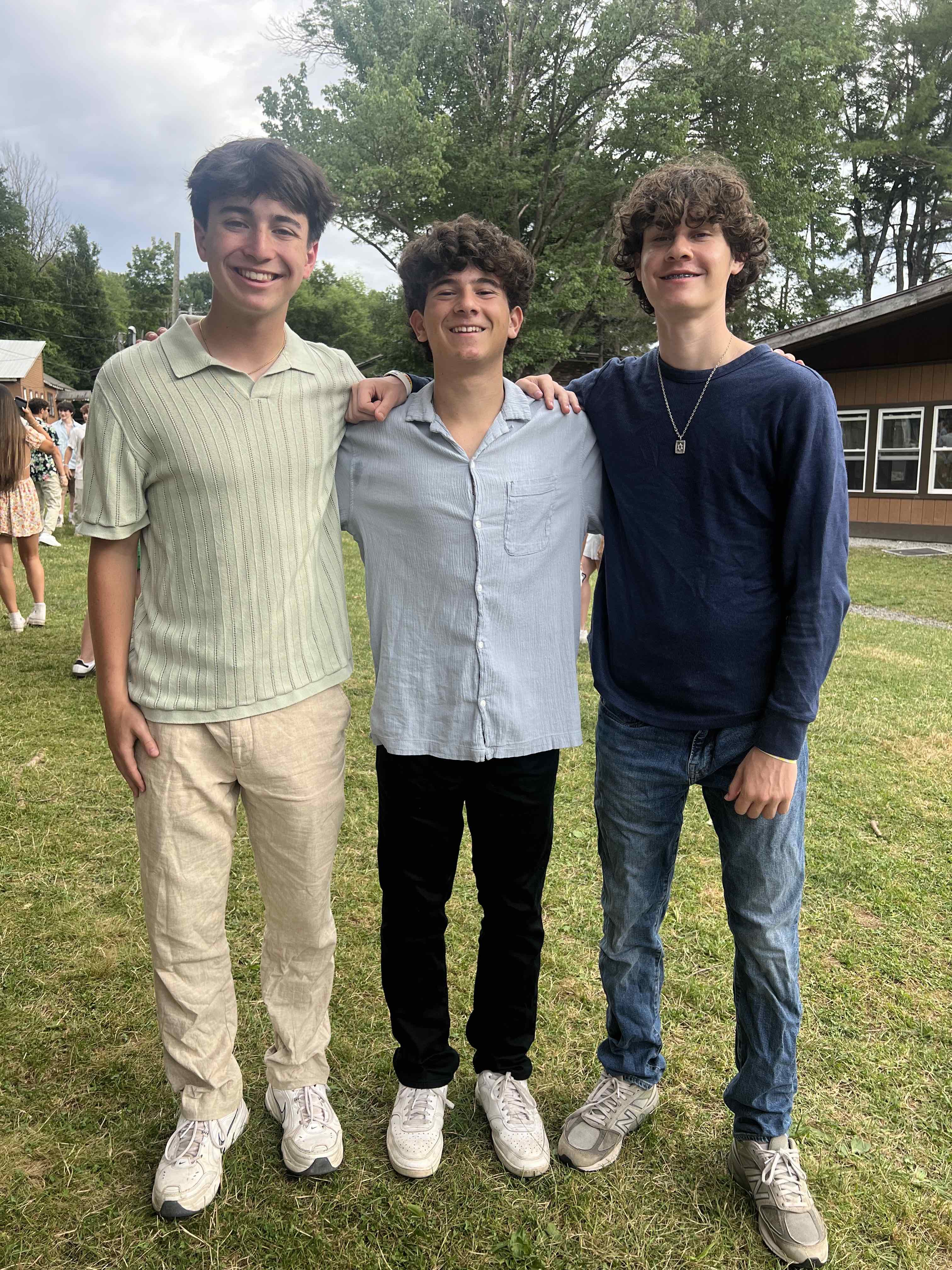 Group of people celebrating on stage