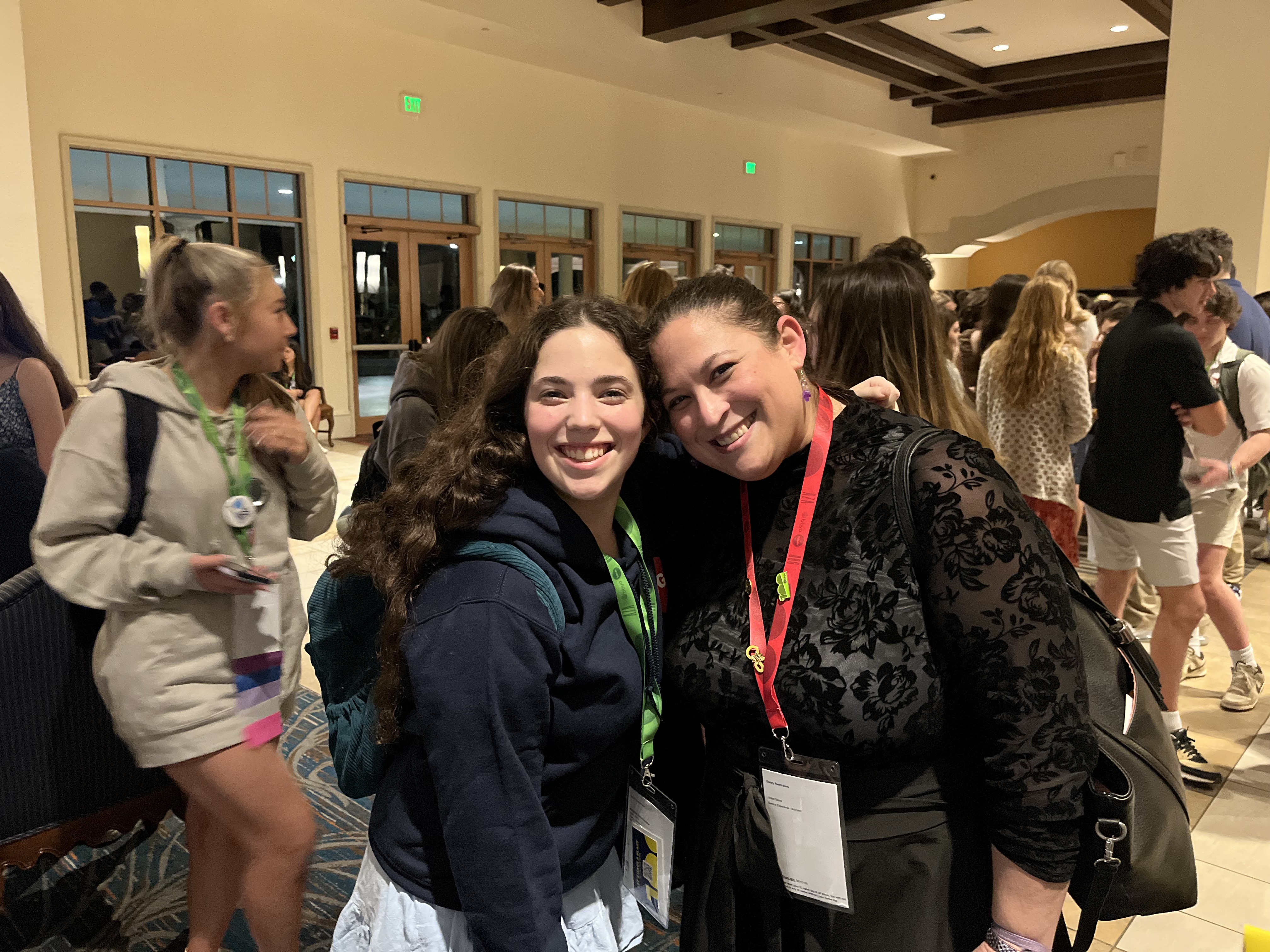 Group of people celebrating on stage