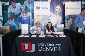 Group of people celebrating on stage
