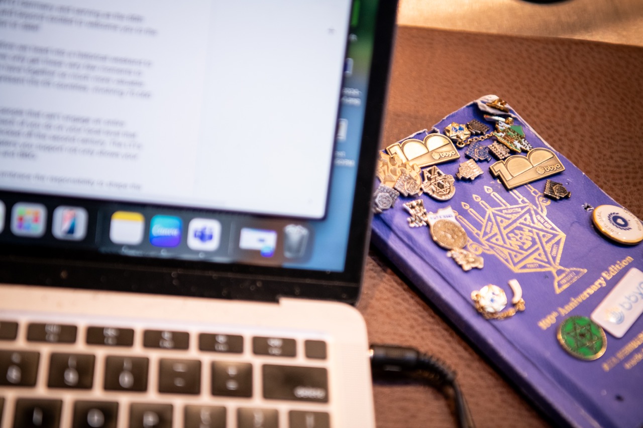 Group of people celebrating on stage