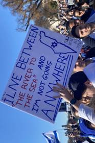 Group of people celebrating on stage