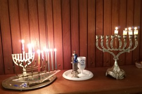 Group of people celebrating on stage