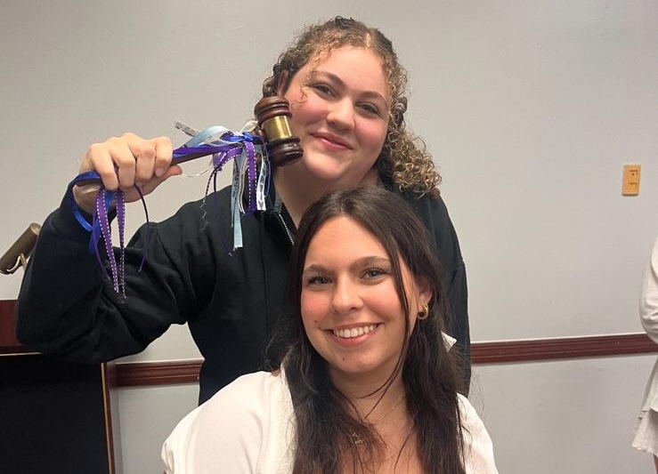 Group of people celebrating on stage