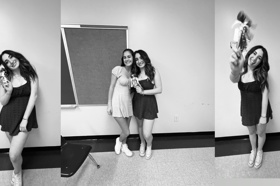 Group of people celebrating on stage