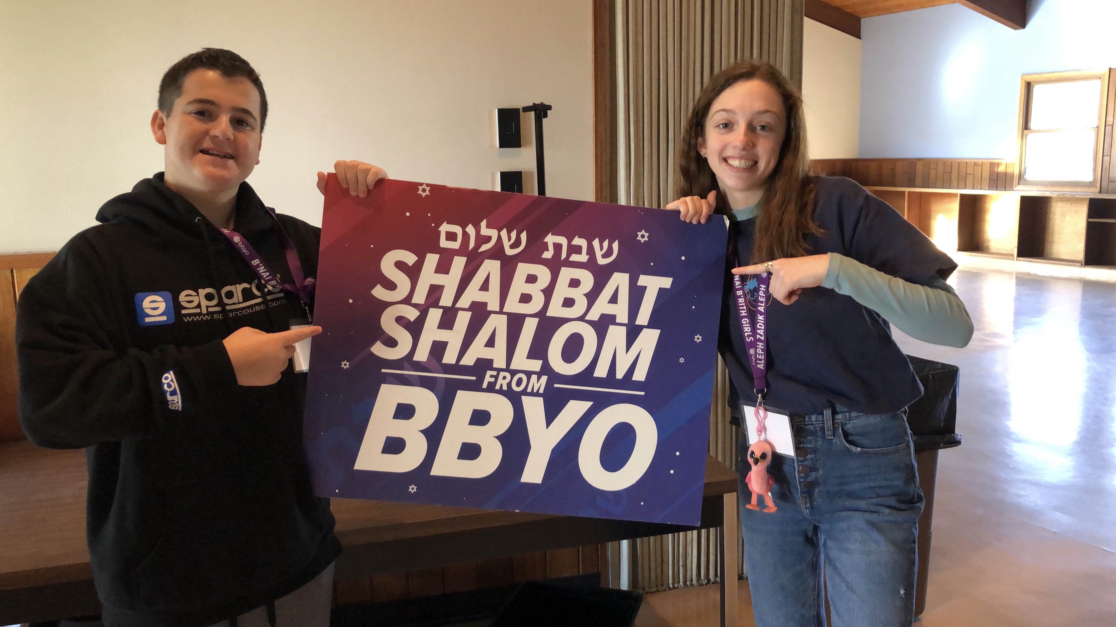 Group of people celebrating on stage