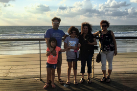 Group of people celebrating on stage