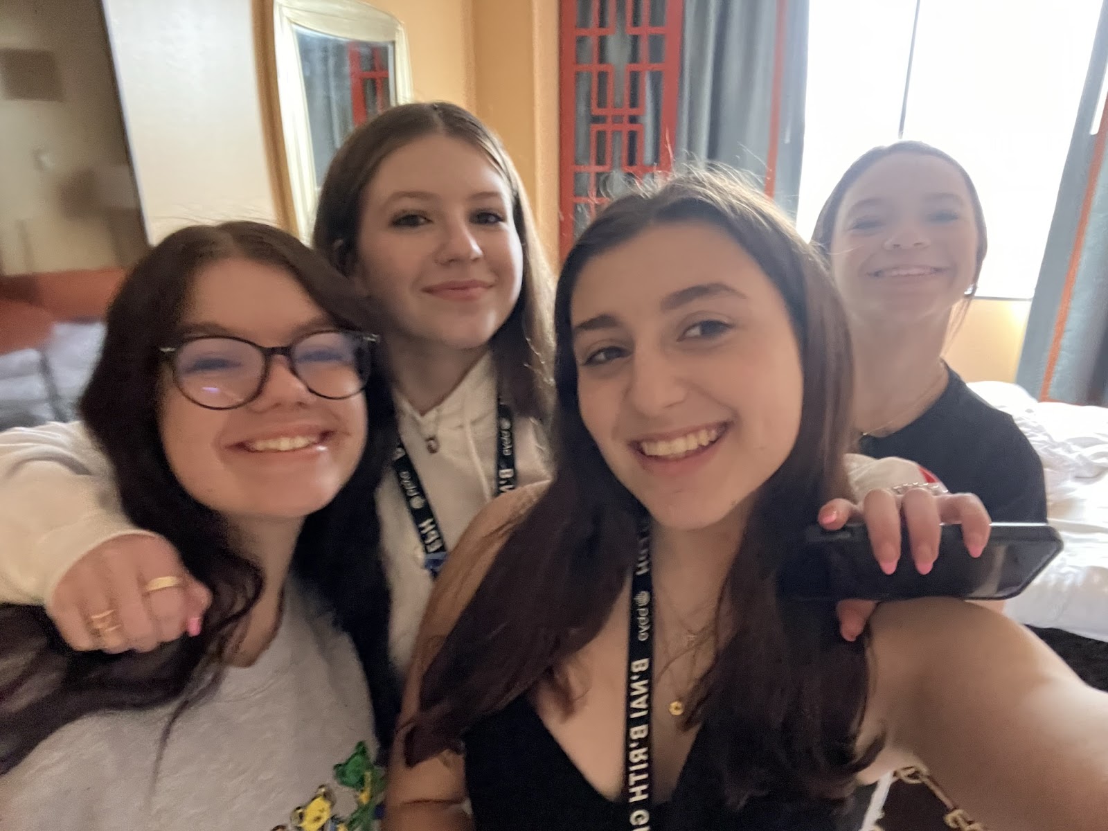 Group of people celebrating on stage