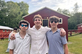 Group of people celebrating on stage