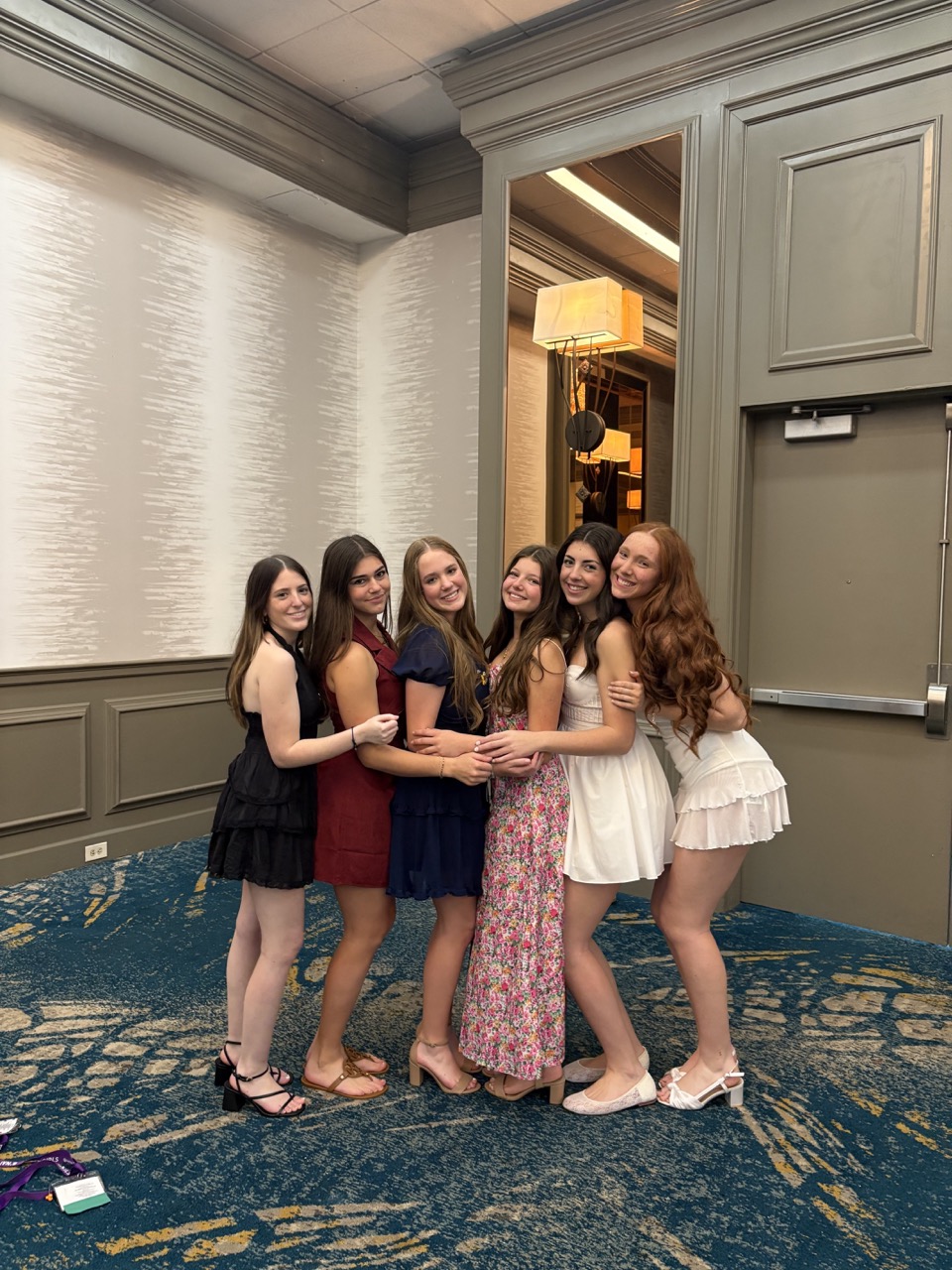 Group of people celebrating on stage