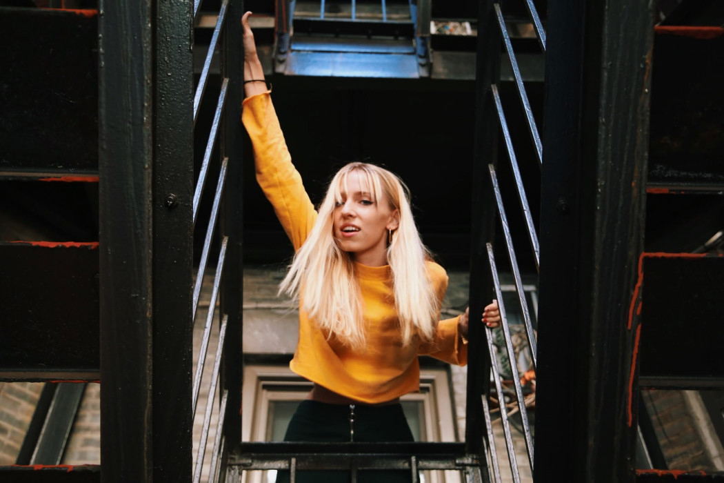 Group of people celebrating on stage