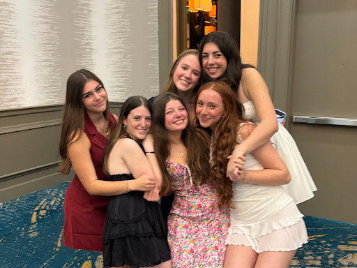 Group of people celebrating on stage