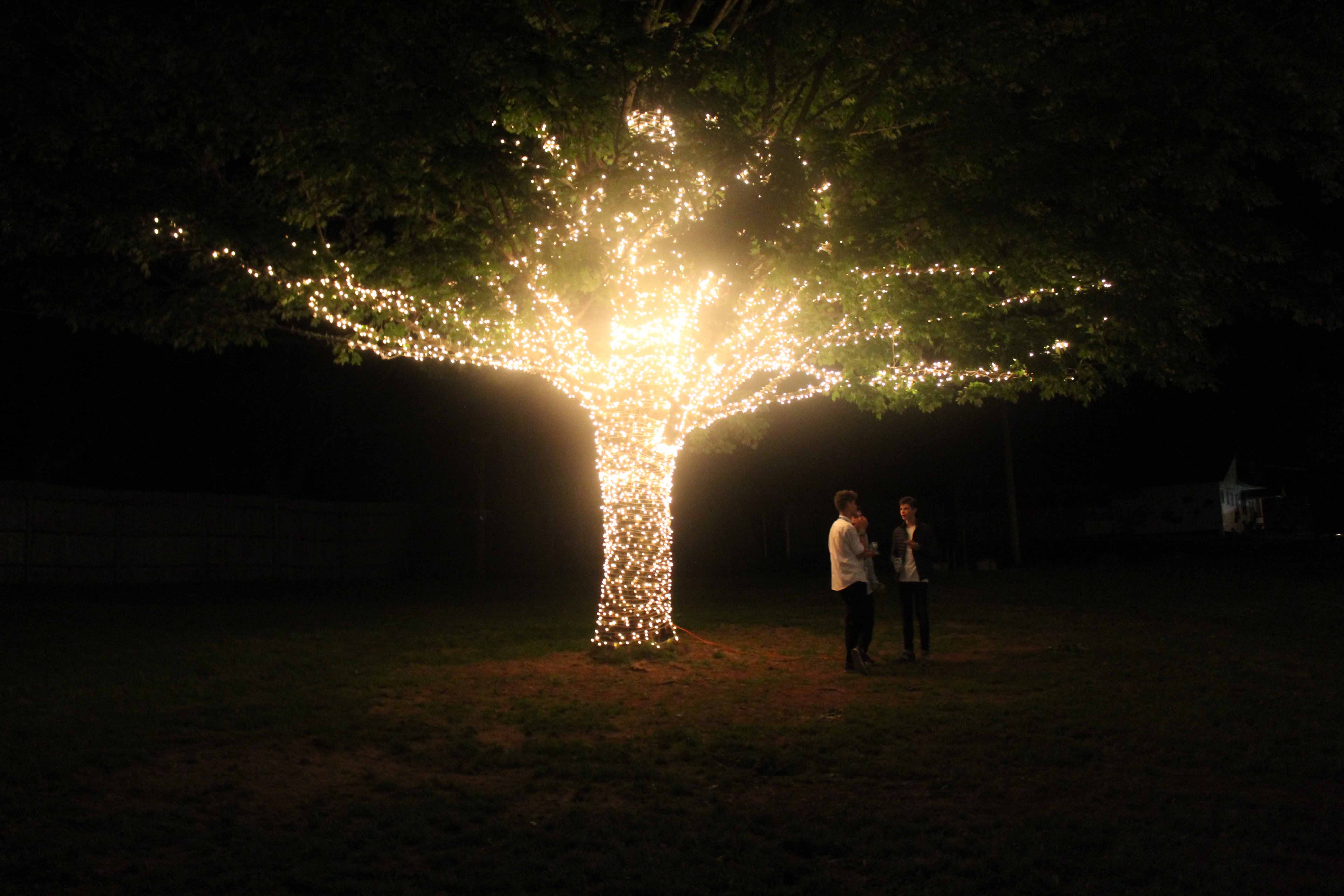 Group of people celebrating on stage