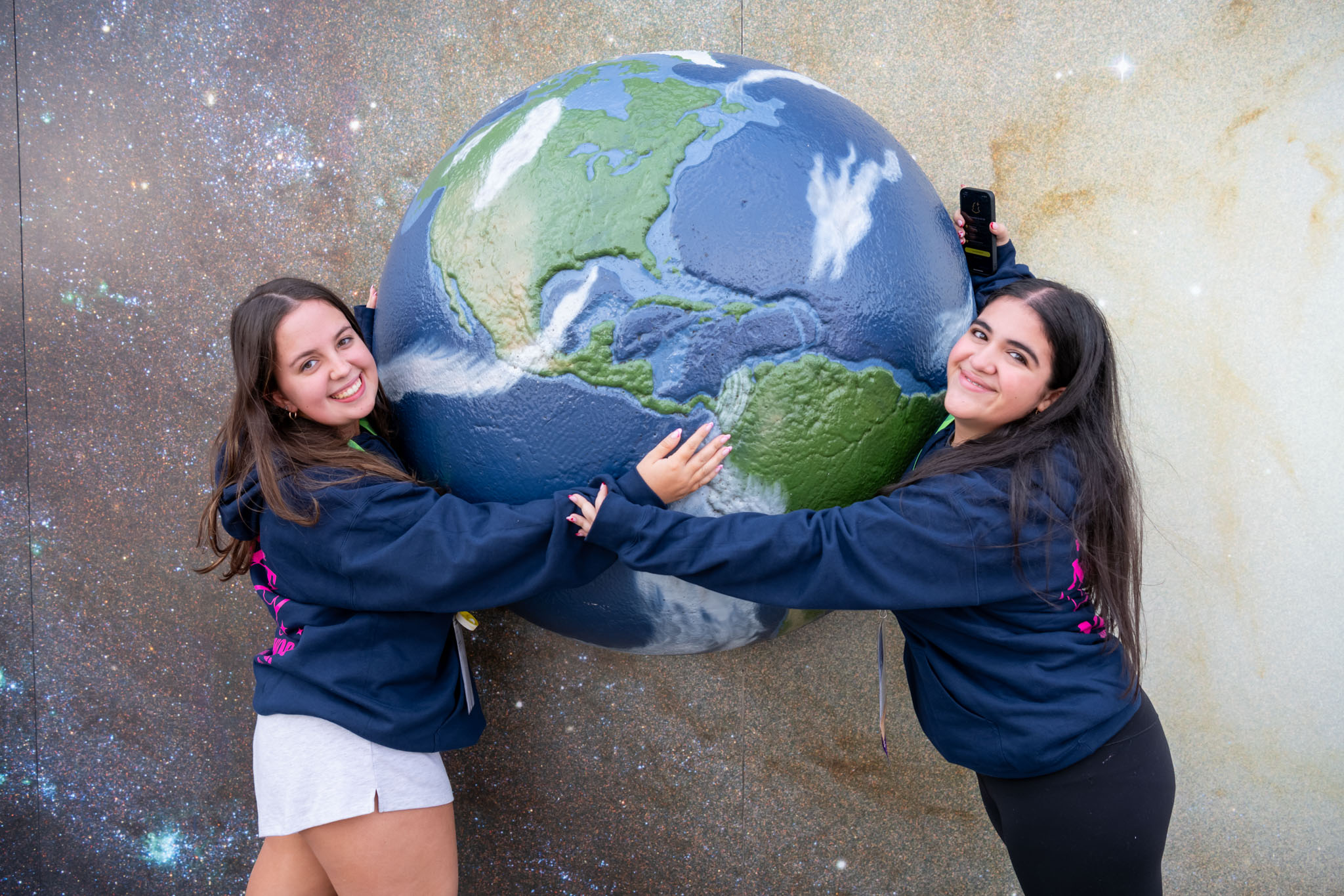 Group of people celebrating on stage