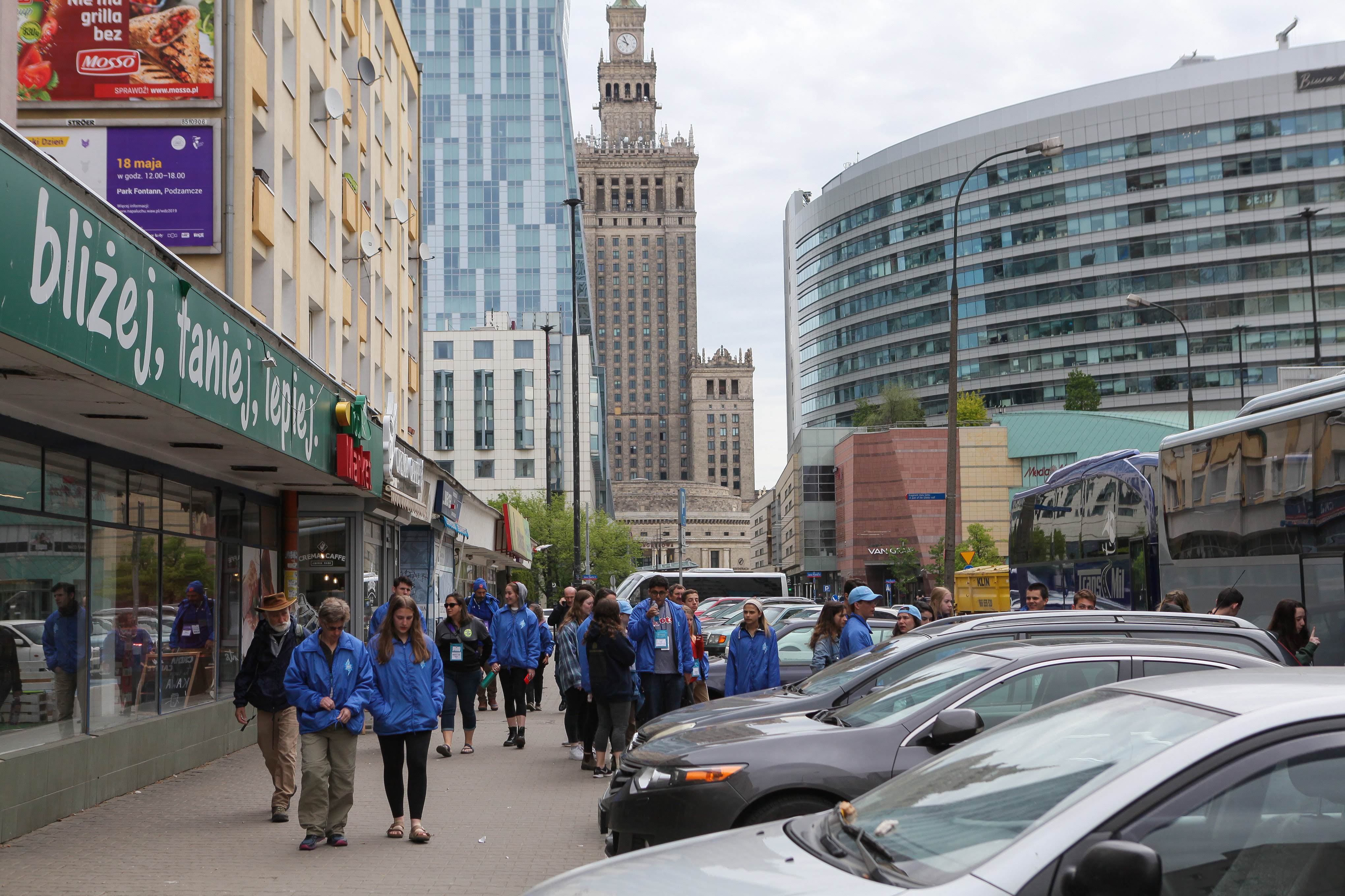 Group of people celebrating on stage