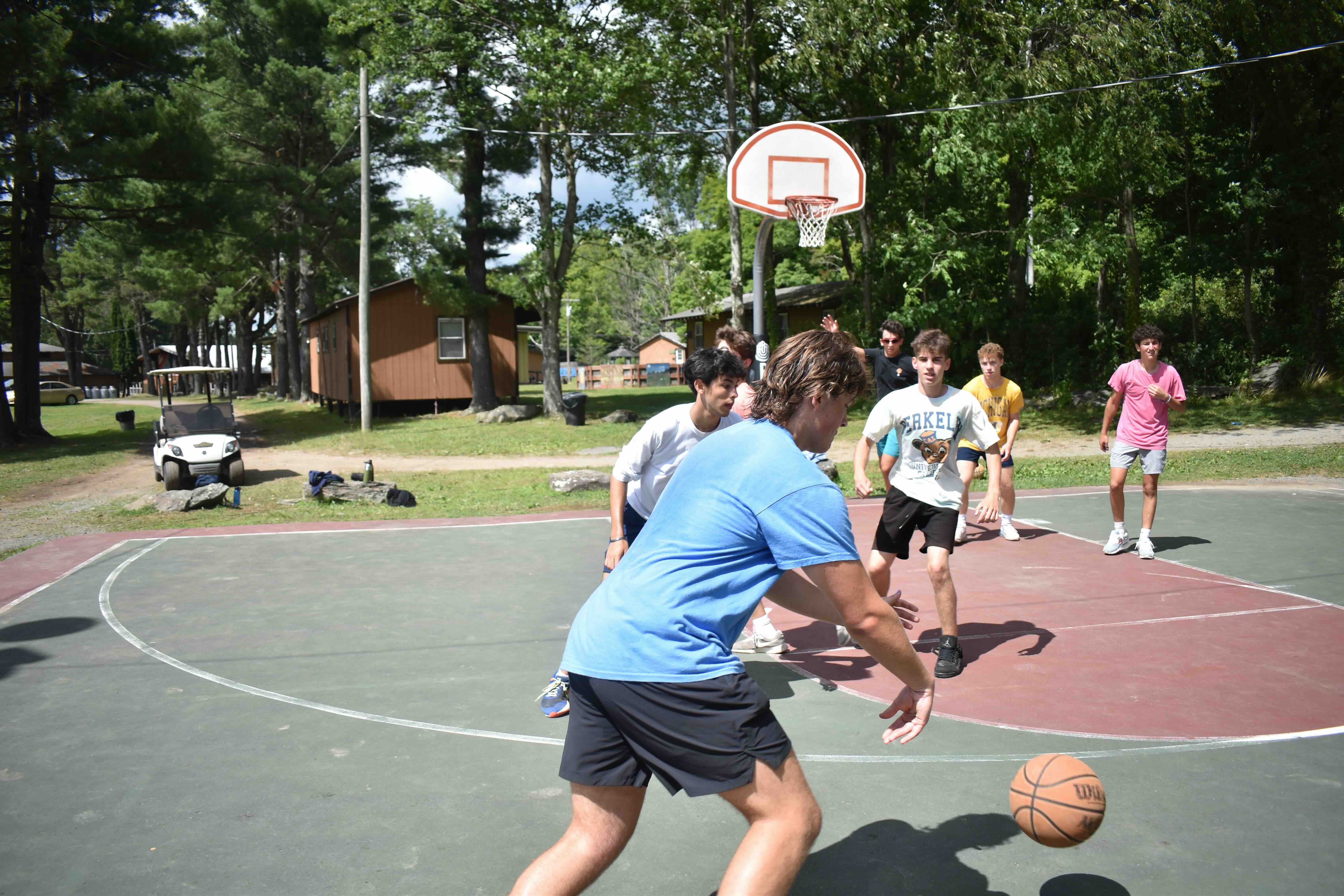 Group of people celebrating on stage