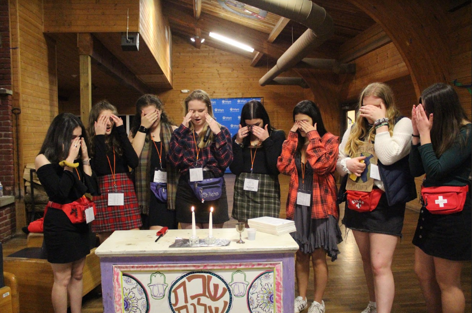 Group of people celebrating on stage