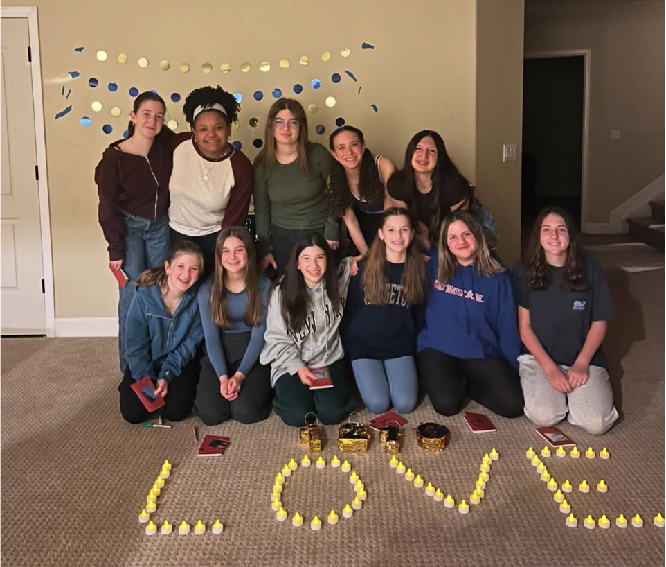 Group of people celebrating on stage