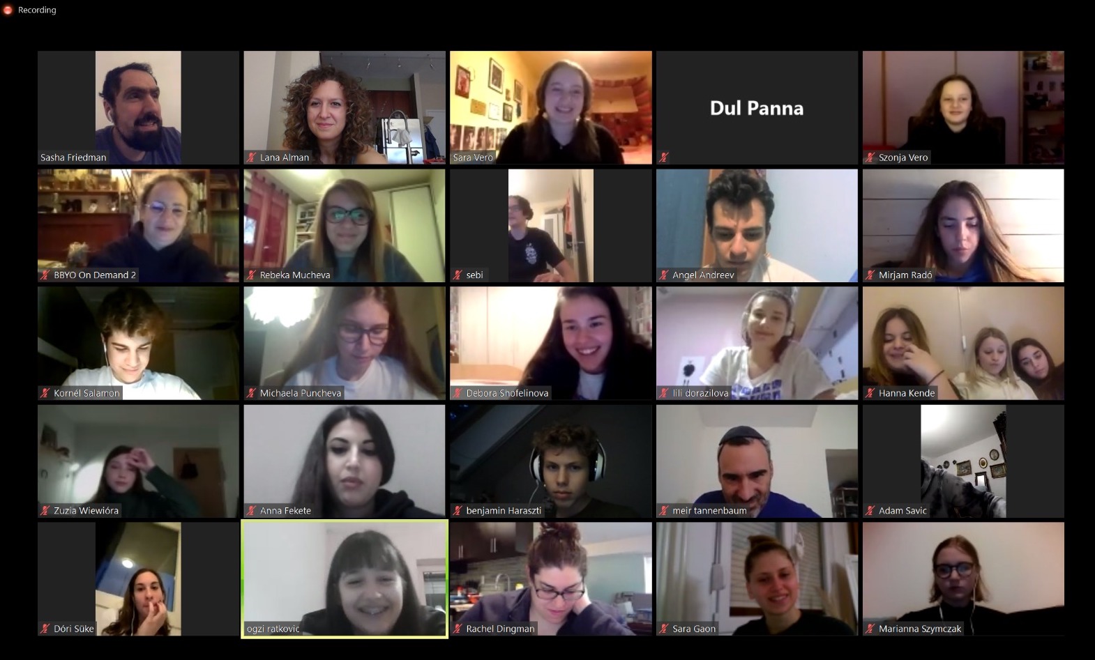 Group of people celebrating on stage