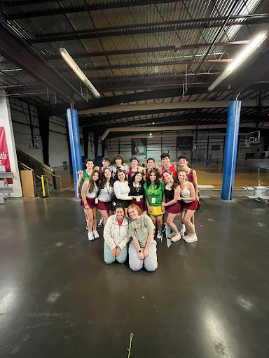 Group of people celebrating on stage