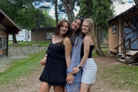 Group of people celebrating on stage