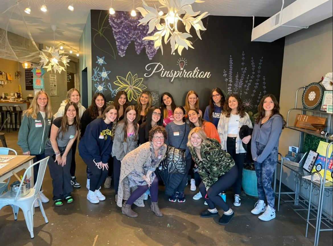 Group of people celebrating on stage