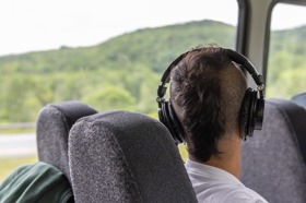 Group of people celebrating on stage