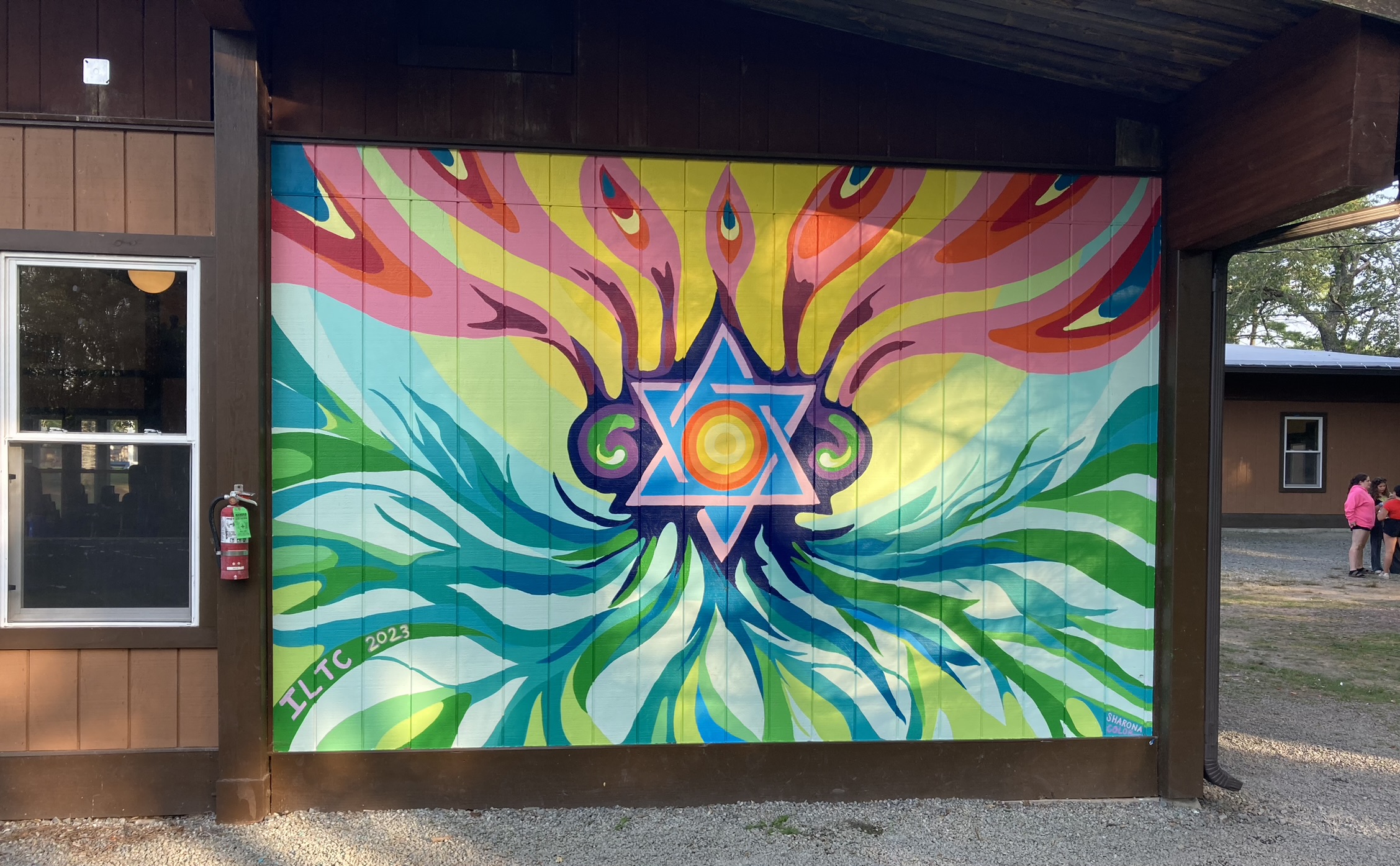 Group of people celebrating on stage