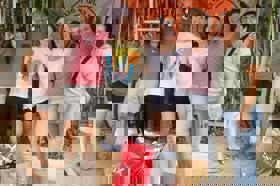 Group of people celebrating on stage