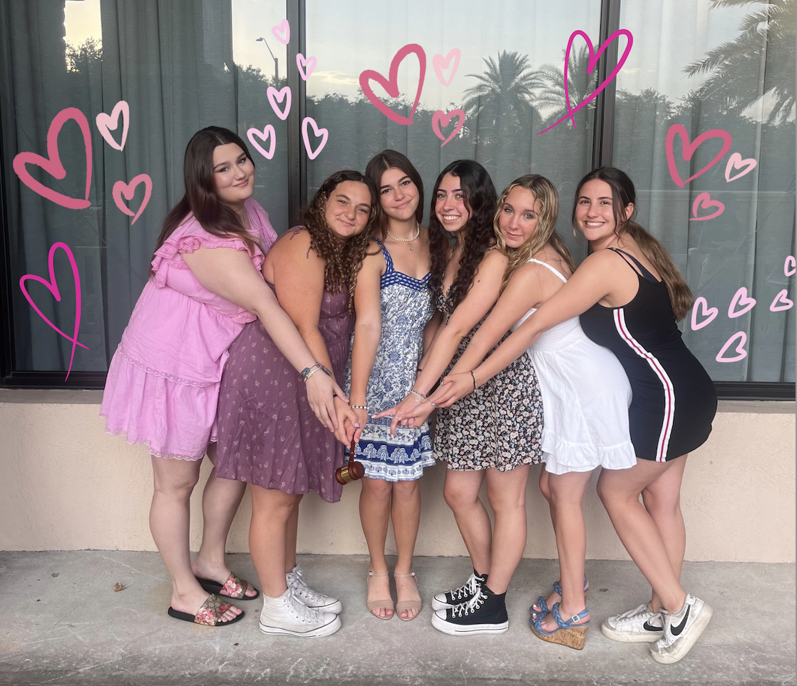 Group of people celebrating on stage