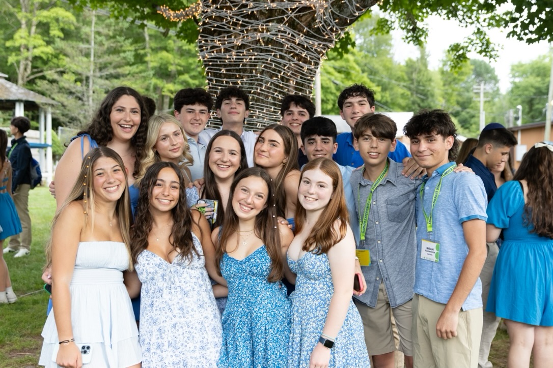 Group of people celebrating on stage