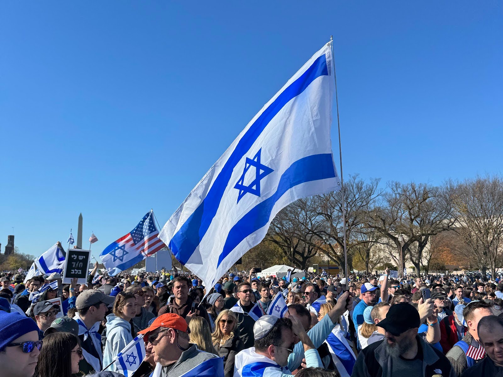 Group of people celebrating on stage