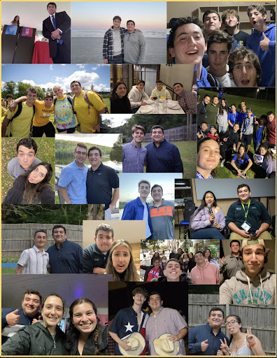 Group of people celebrating on stage